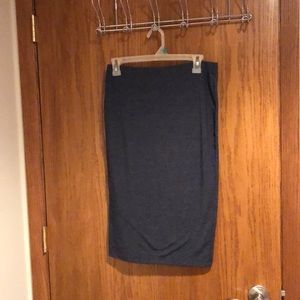 🍓Heather Blue Pencil Skirt